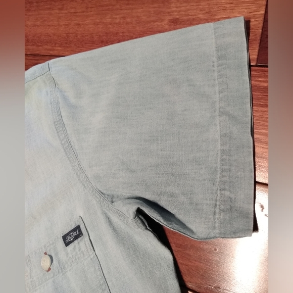 POLO Ralph Lauren Naval Rescue Denim Chambray Light Short Sleeve Button up shirt - Picture 7 of 16